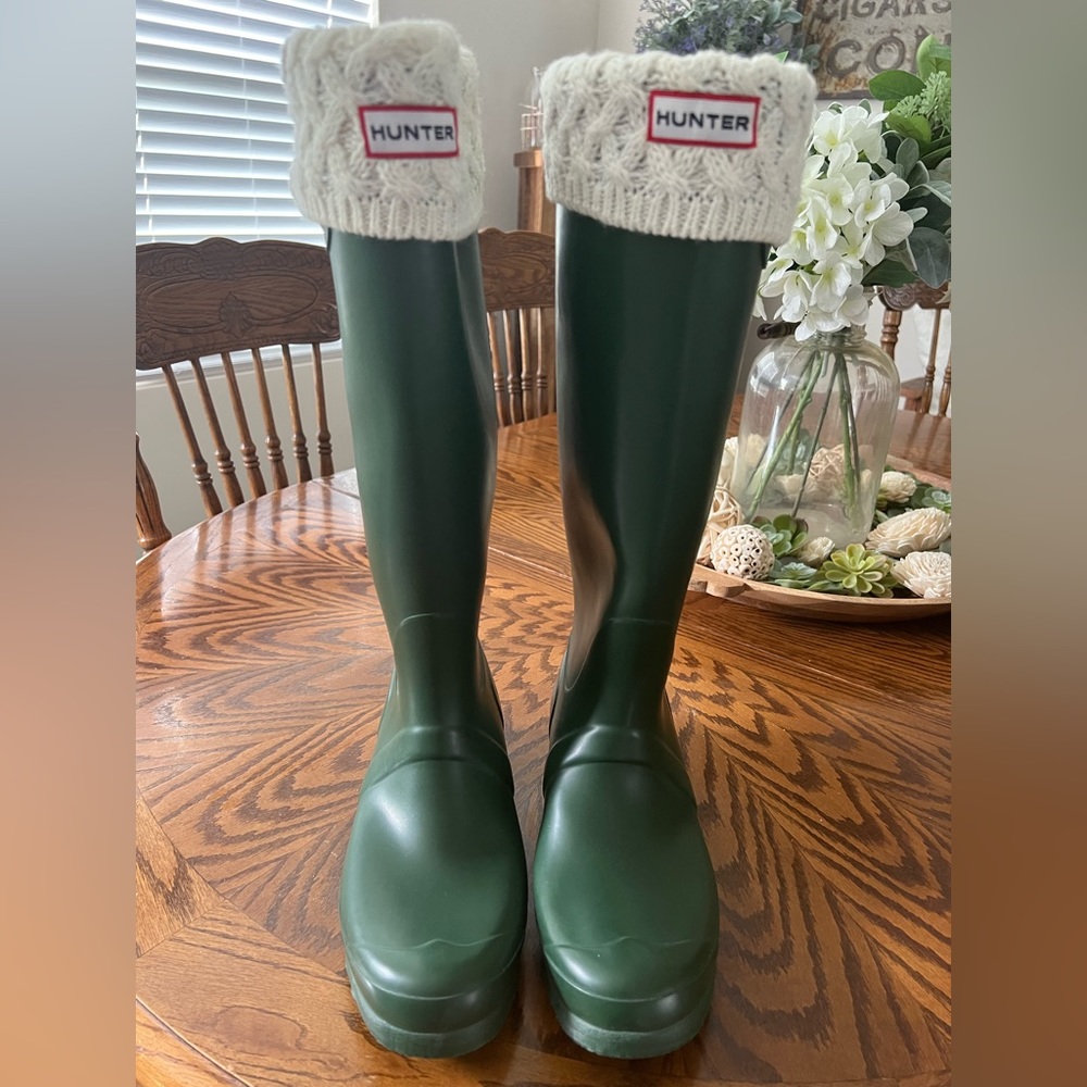 Hunter rain boots